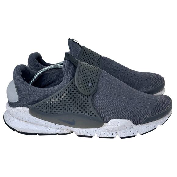 Nike Sock Dart Athletic Sneakers Mens Size‎ 12 Wolf Gray Mesh Low Top 819686-003 - Picture 1 of 10
